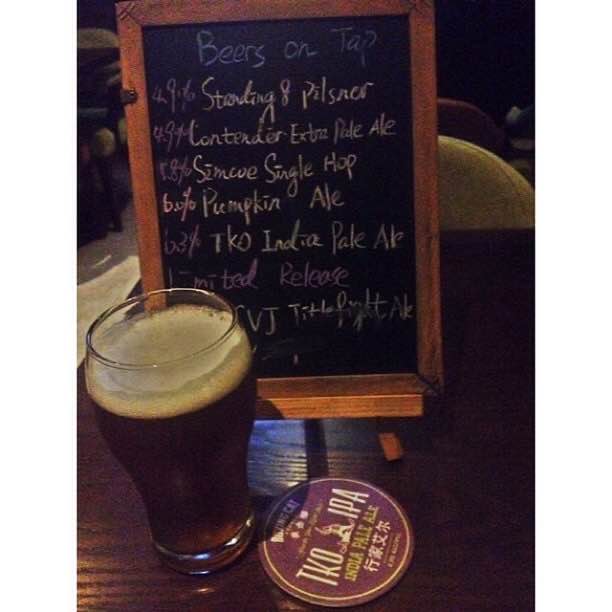 Local craft beer at Boxing Cat Brewery
