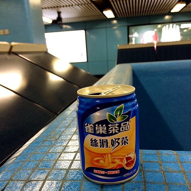 Canned Nestea milk tea in Hong Kong