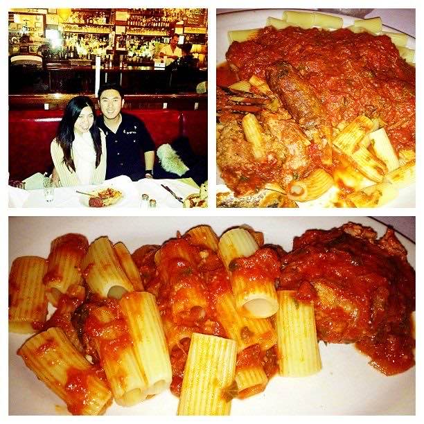 Rigatoni with ragù at Carmine’s