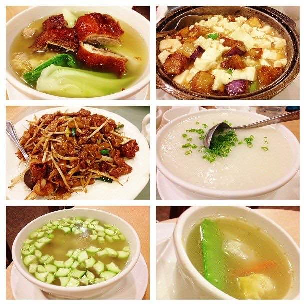 Wontons, roast duck and congee at Golden City