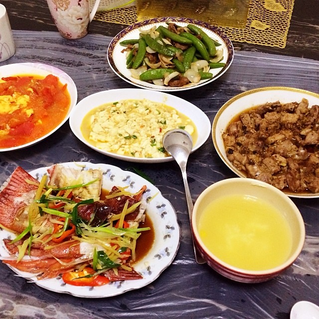A home-cooked meal after a weekend out