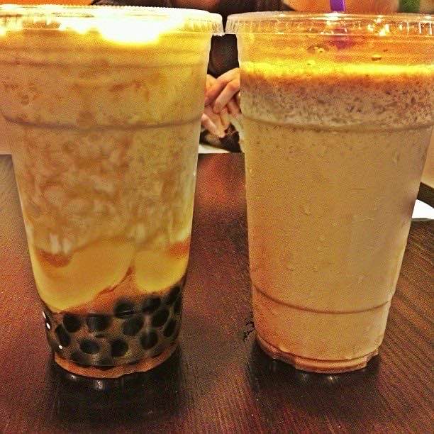 Banana pudding boba at InfiniTea