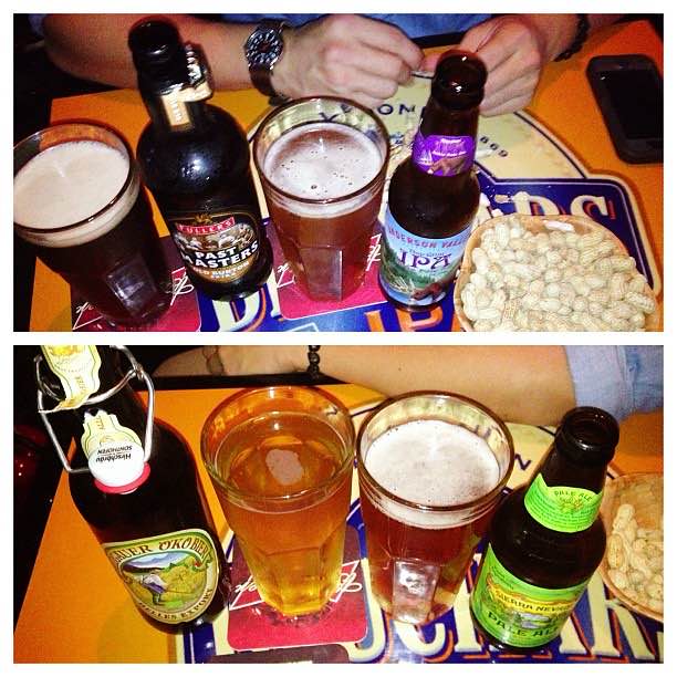 Craft beers at Inn Side Out