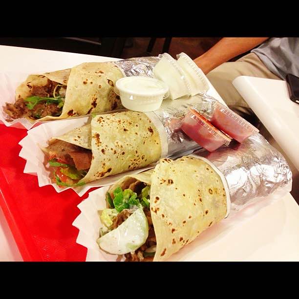 Lamb doner at The Kebab Shop