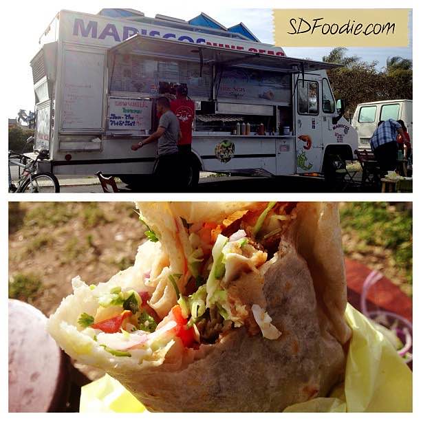 Fish burrito at Mariscos Nine Seas