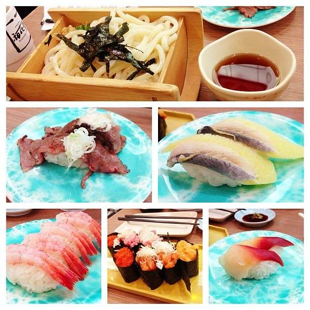 Sushi and zaru udon in Hang Hau