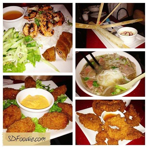 Fried oysters and bamboo sticky rice at OB Noodle House