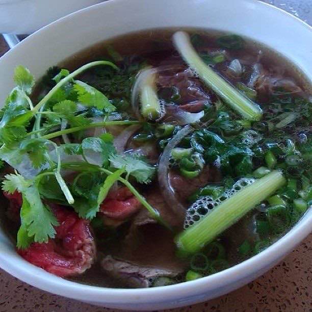 Pho at Pho Kimmy before a flight to Asia