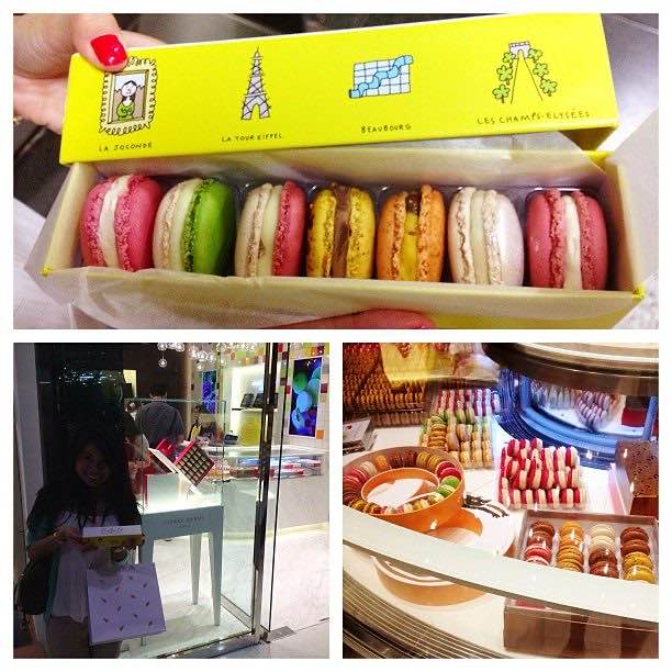 A macaron box from Pierre Hermé