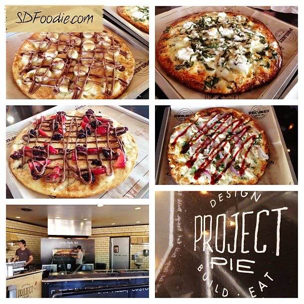 Build-your-own pizza and Nutella dessert pie at Project Pie