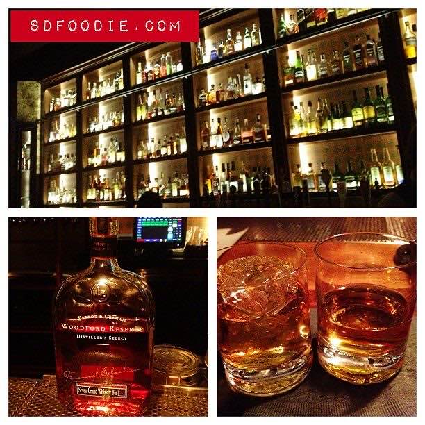 Whiskey and bourbon at Seven Grand