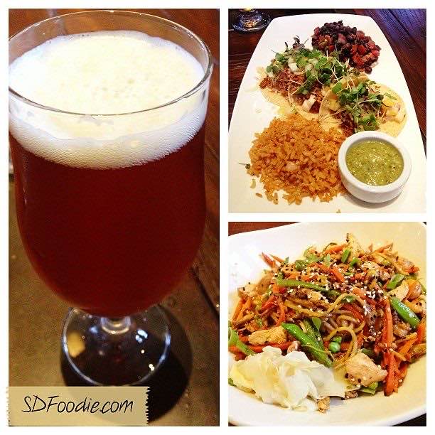 Duck tacos and yakisoba at Stone Brewing, Liberty Station