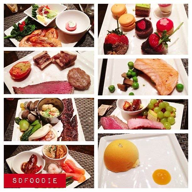 Small plates at the Wicked Spoon buffet