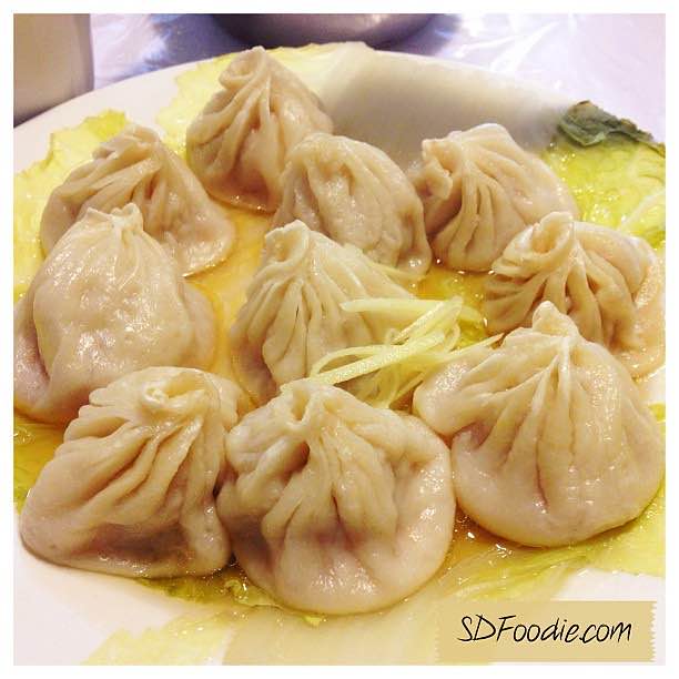 Soup dumplings photographed by Roger