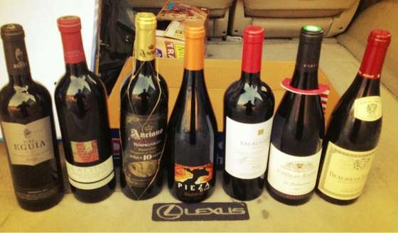 Replenishing the wine rack (just randomly picked, lol)! — Costco Wholesale photograph by Roger Ma