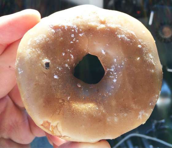 Vegan donut — Dark Horse Coffee Roasters photograph by Roger Ma