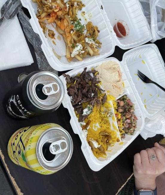 Shawarma Guys visit photograph by Roger Ma
