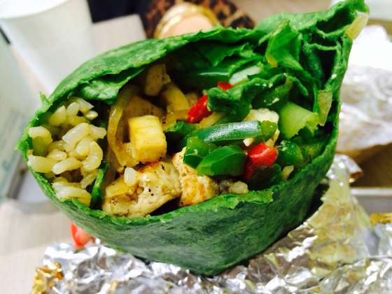 Vegan Delight — Sloppy's Burritos photograph by Roger Ma