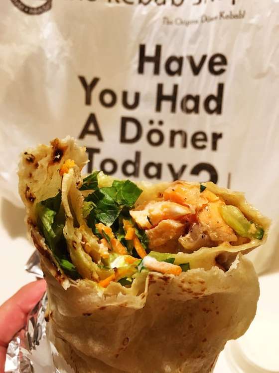 Grilled salmon doner fix! — The Kebab Shop photograph by Roger Ma