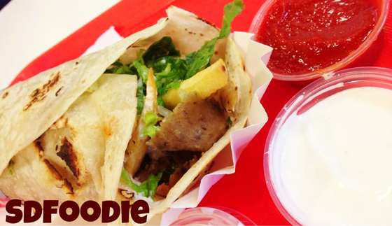 Lamb doner stuffed with fries — The Kebab Shop photograph by Roger Ma