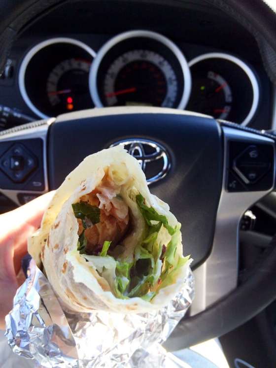 Salmon doner — The Kebab Shop photograph by Roger Ma