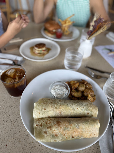 Breakfast burrito with roasted potatoes — Waverly photograph by Roger Ma